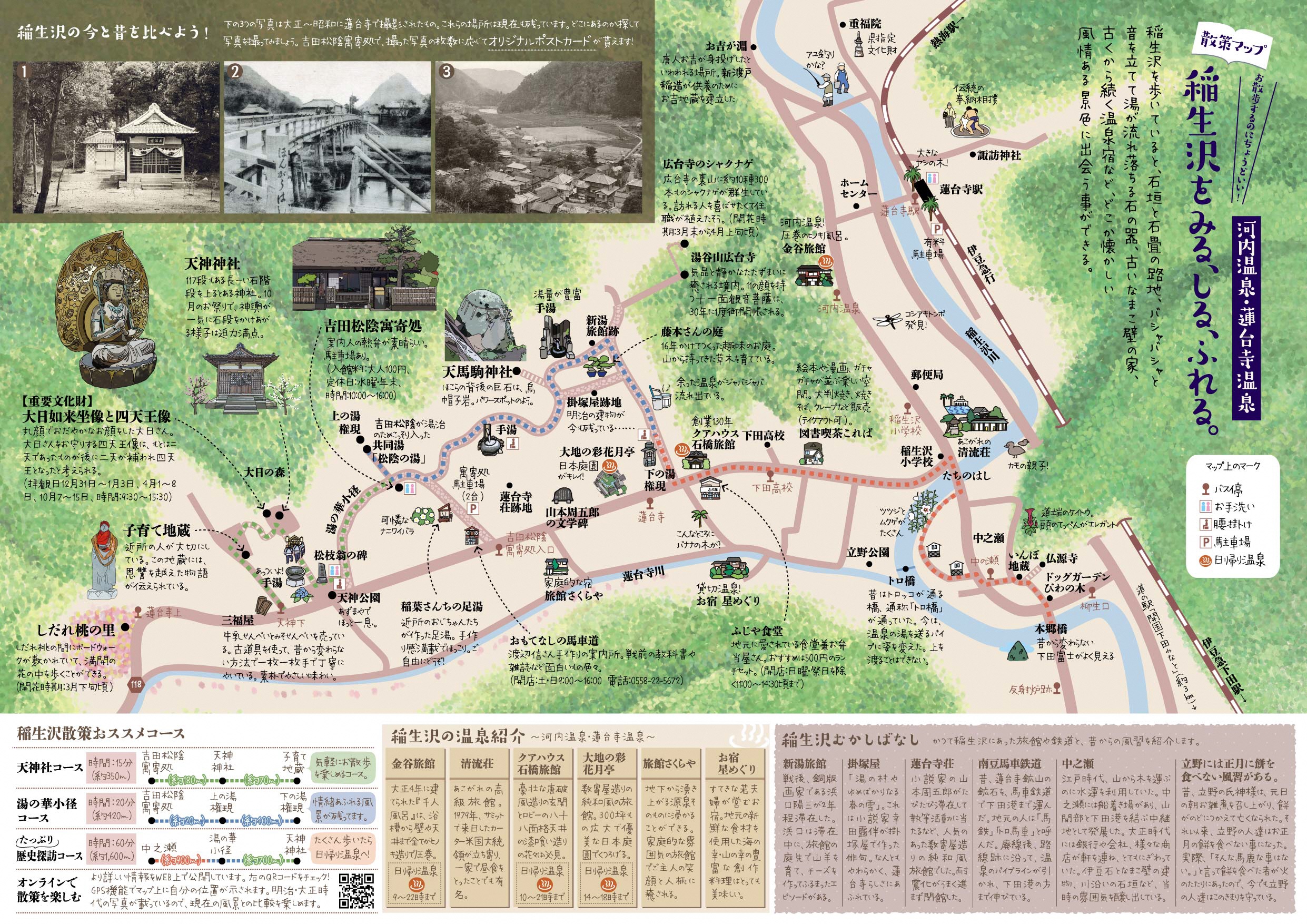 お散歩するのにちょうどいい 稲生沢をみる しる ふれる 散策マップ つくりました 下田市